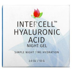 Intercell Hyaluronic Acid Night Gel 2.0 oz 55 g Simple Night Time Hydration